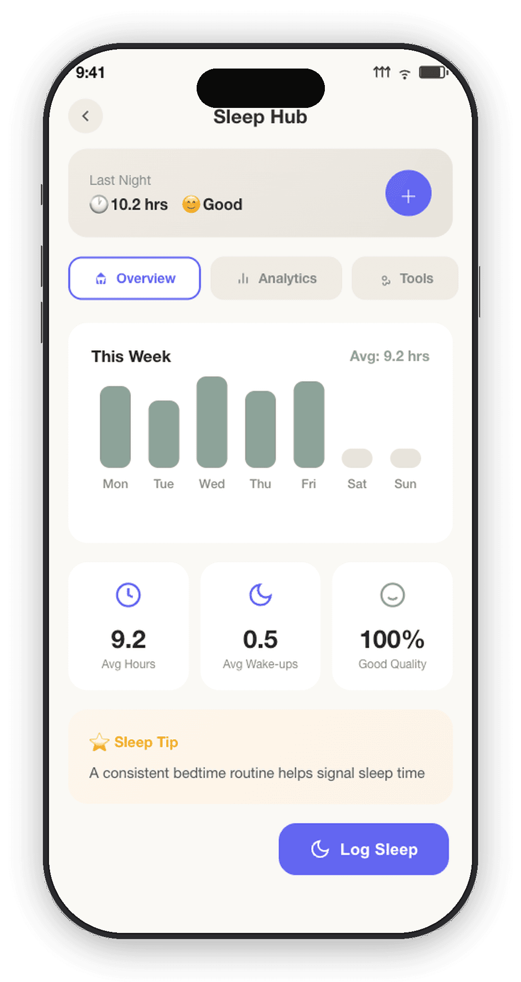 Cradli Sleep Tracking
